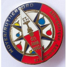 Moyer Rutherford Albuquerque Announcers 2013 Compass Pin